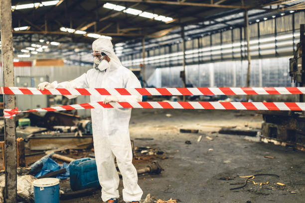 Professional Unattended Death Cleanup technician working in Glen Gardner, NJ